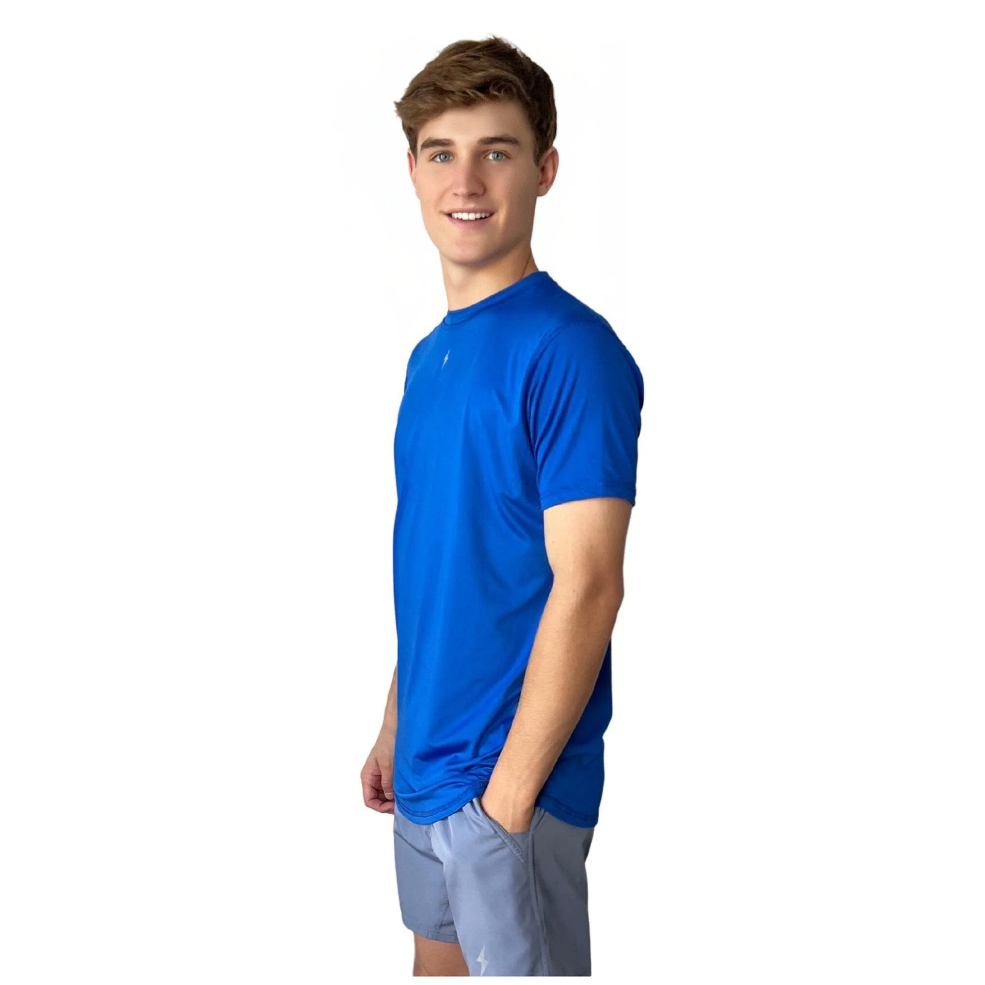 Performance Short Sleeve Shirt - Royal Blue - Image 5