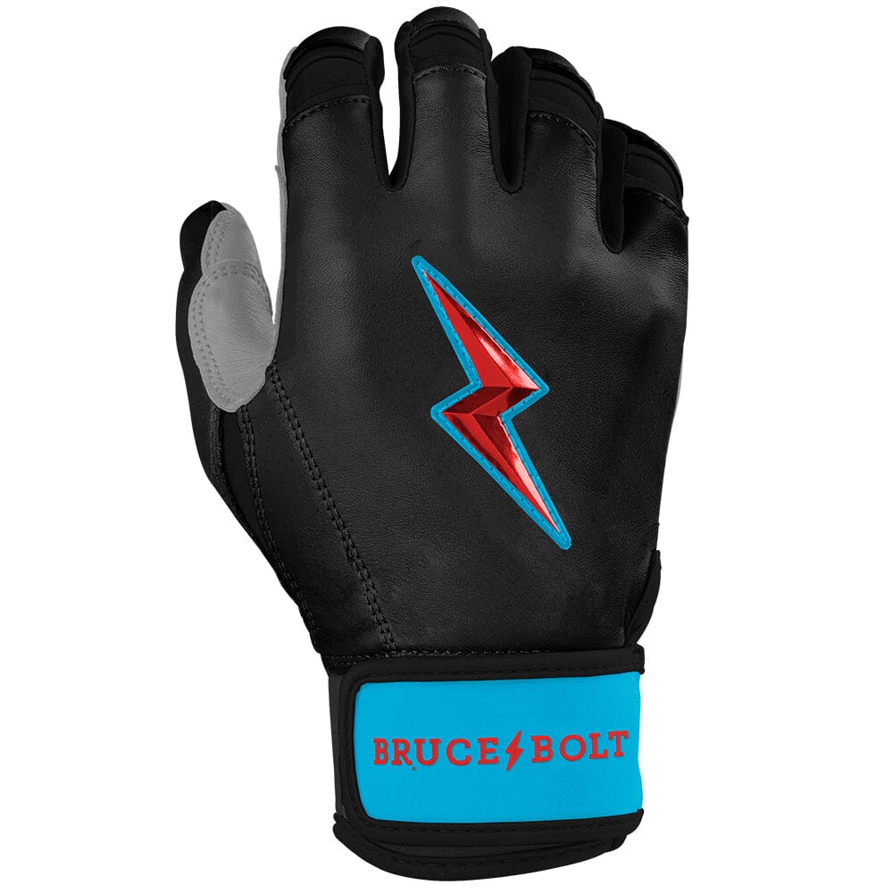 Bear Series Short Cuff Batting Gloves - Miami Black - Image 4