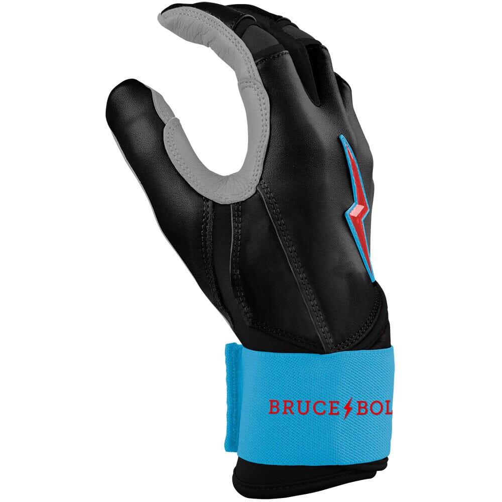 Bear Series Long Cuff Batting Gloves - Miami Black - Image 5